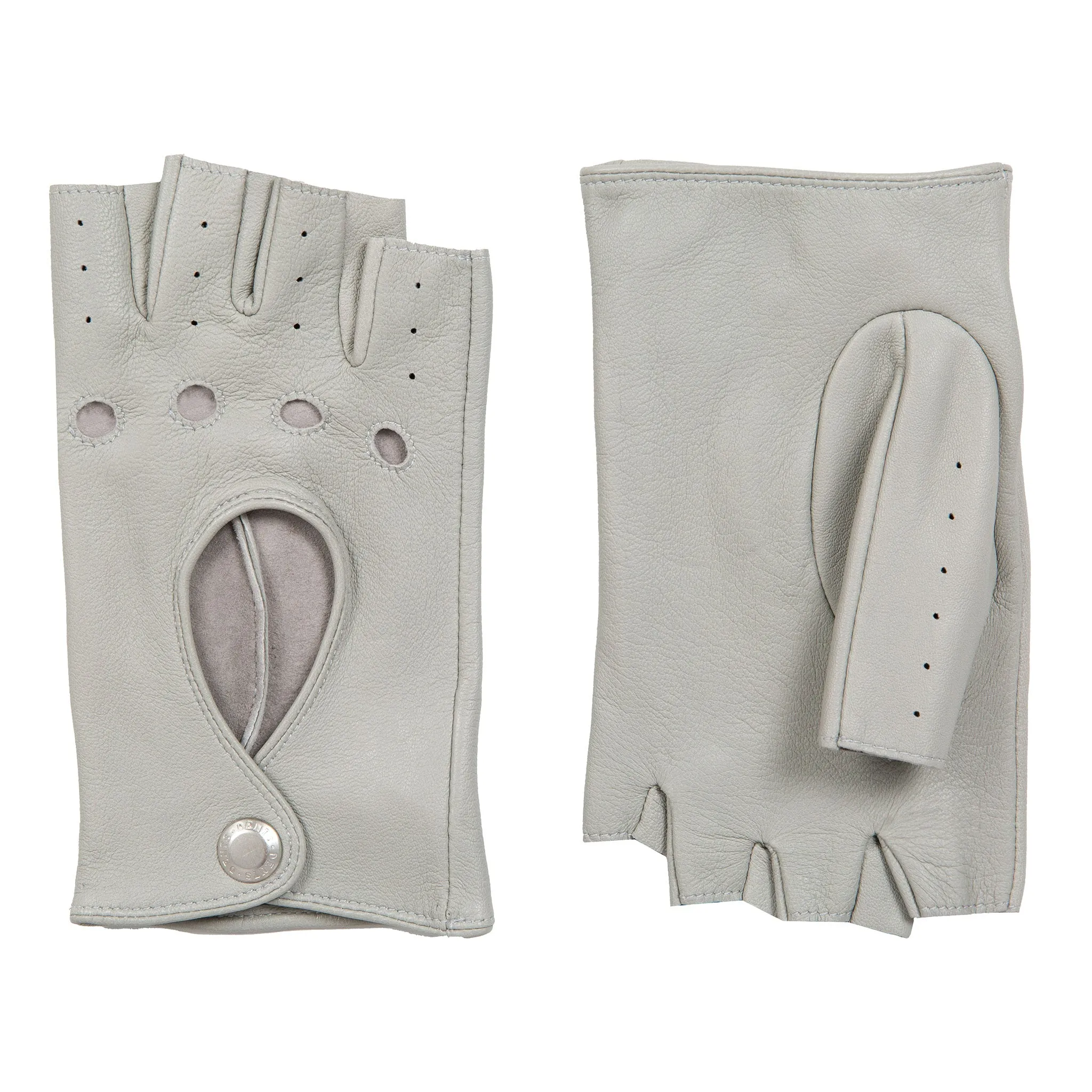 Women’s Fingerless Leather Driving Gloves