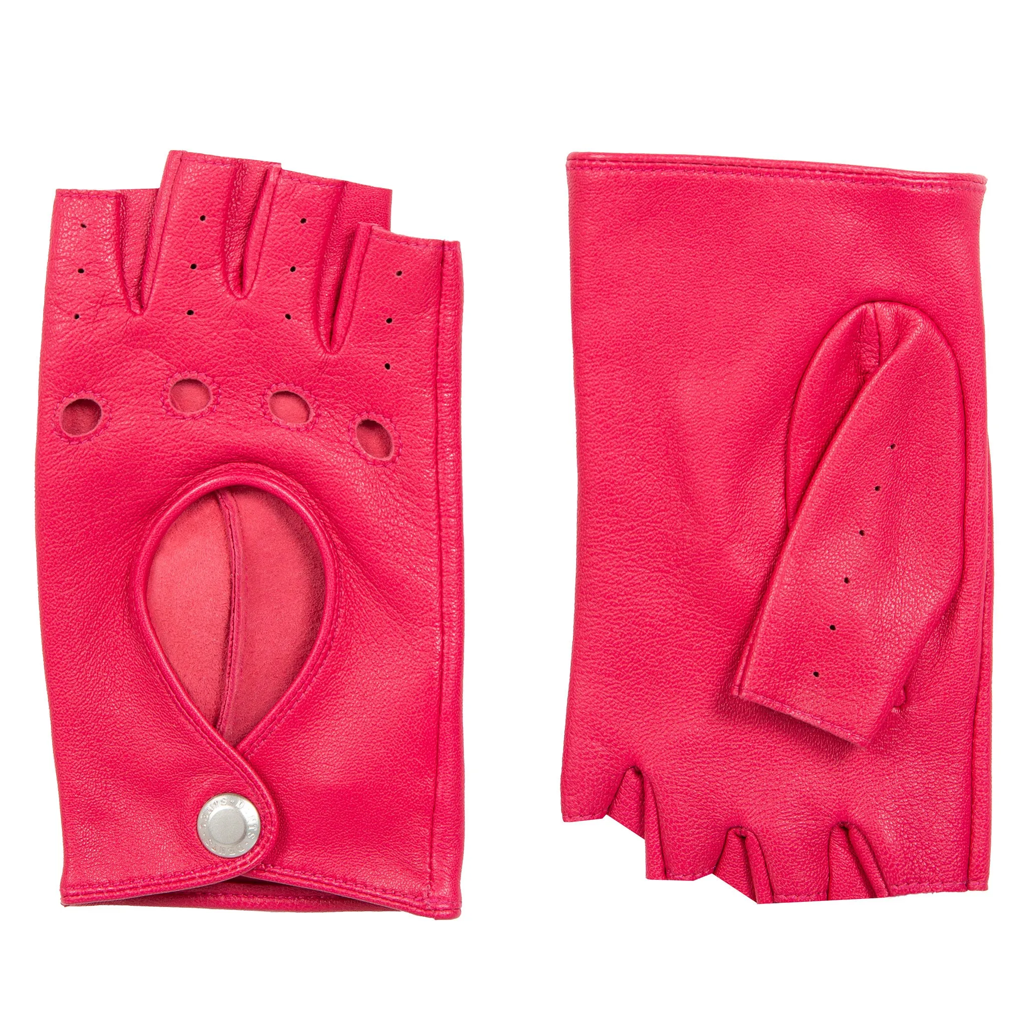 Women’s Fingerless Leather Driving Gloves