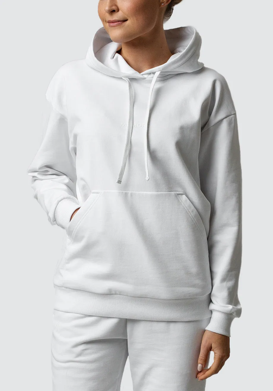 Women's Hoodie Memore | White