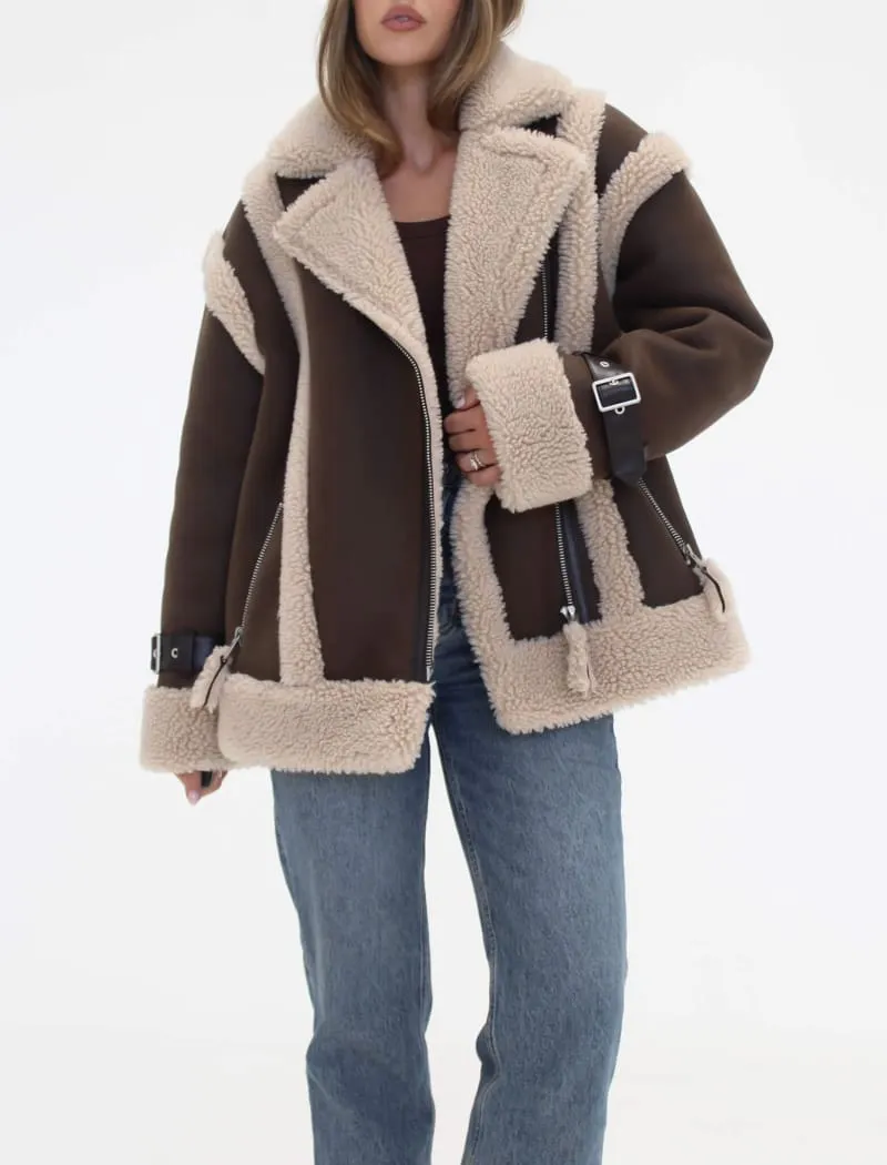 Wrangler Shearling Jacket | Espresso