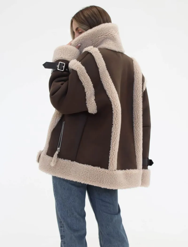 Wrangler Shearling Jacket | Espresso