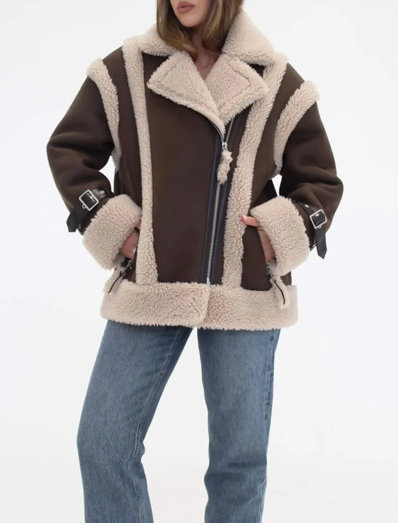 Wrangler Shearling Jacket | Espresso