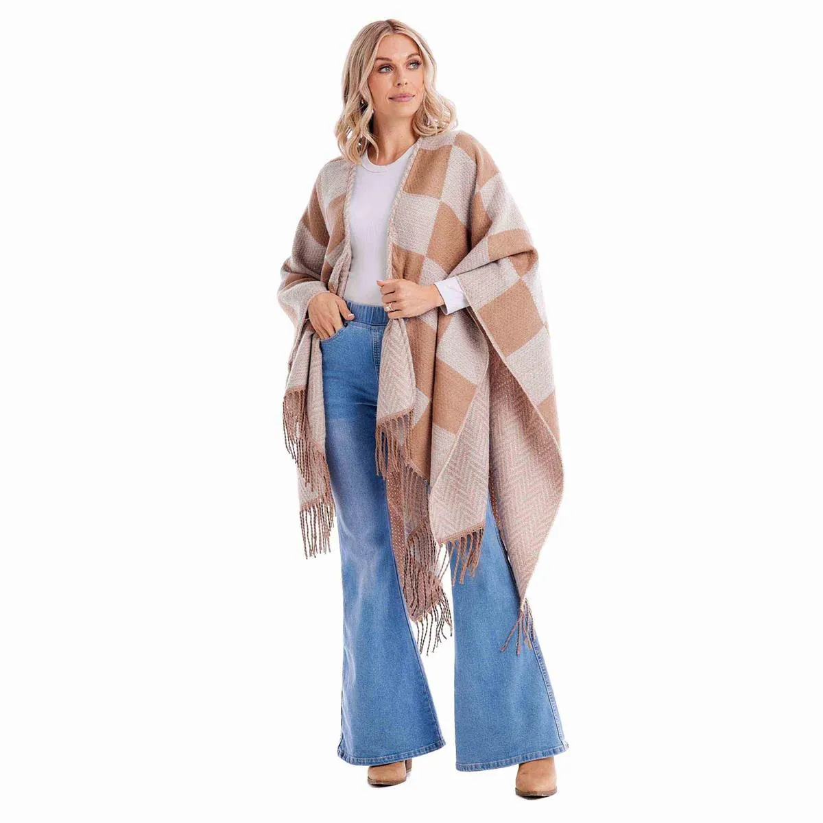 Yvette Reversible Poncho (More Colors)