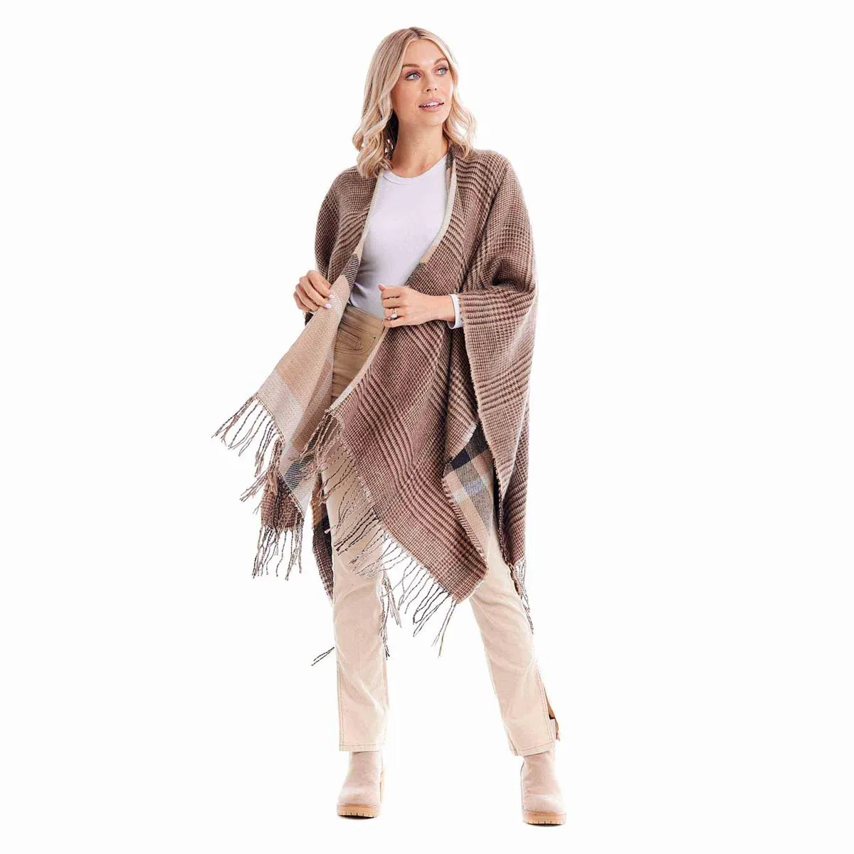 Yvette Reversible Poncho (More Colors)